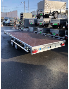 Remorque plateau NU roues...