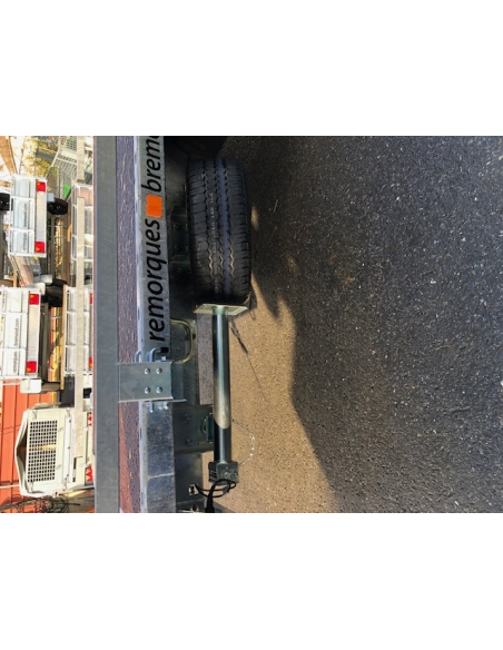 Remorque plateau NU roues intérieures surbaissées. REF RIS400F350