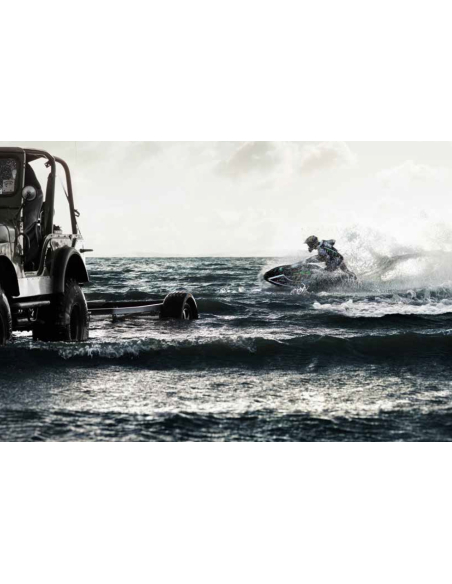 Remorque Jet Ski 750 kg – PWC10750UBRAX | Châssis galvanisé + 2 rails réglables