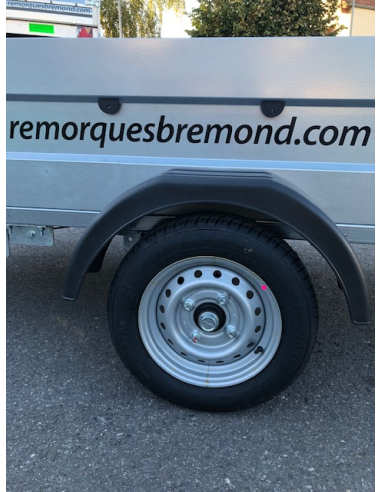 Remorque GO251F75 - essieu freiné 750kg Remorque GO251F75 - essieu freiné 750kg