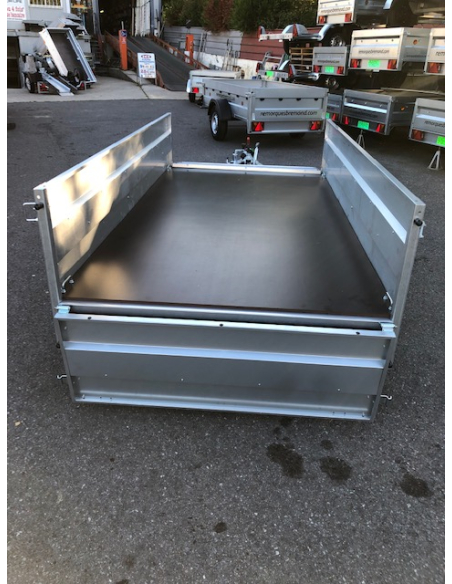 Remorque GO251F75 - essieu freiné 750kg