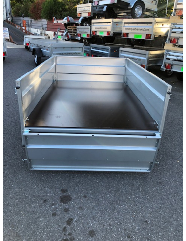 Remorque GO201F75 - essieu freiné 750kg