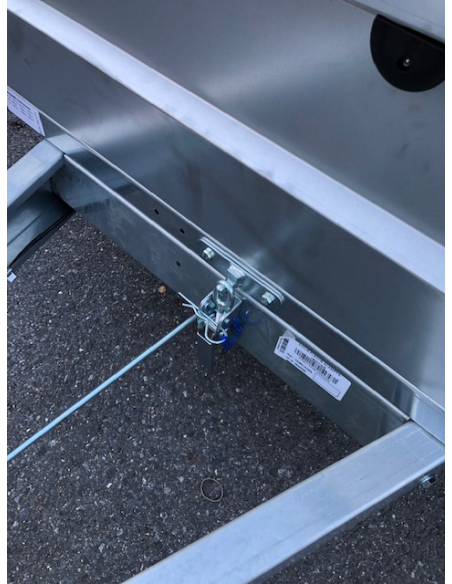 Remorque GO201F75 - essieu freiné 750kg