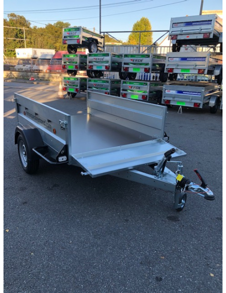 Remorque GO201F75 - essieu freiné 750kg