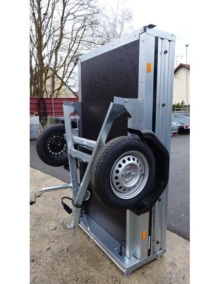 Remorque BRENDERUP 1205S - Stockage vertical