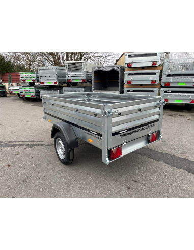 Remorque BRENDERUP 1205XL - Plus grand volume de chargement grâce aux ridelles de 55 cm Remorque BRENDERUP 1205XL - Plus grand volume de chargement grâce aux ridelles de 55 cm