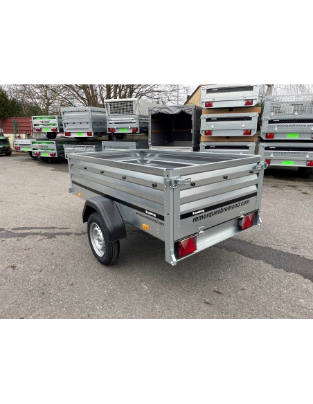Remorque BRENDERUP 1205XL - Plus grand volume de chargement grâce aux ridelles de 55 cm Remorque BRENDERUP 1205XL - Plus grand volume de chargement grâce aux ridelles de 55 cm