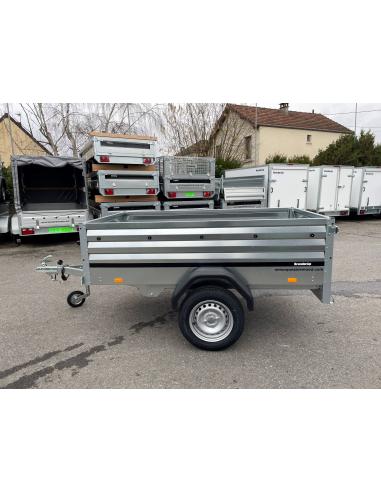 Remorque BRENDERUP 1205XL - Plus grand volume de chargement grâce aux ridelles de 55 cm Remorque BRENDERUP 1205XL - Plus grand volume de chargement grâce aux ridelles de 55 cm