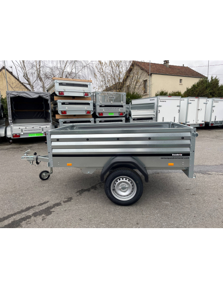 Remorque BRENDERUP 1205XL - Plus grand volume de chargement grâce aux ridelles de 55 cm Remorque BRENDERUP 1205XL - Plus grand volume de chargement grâce aux ridelles de 55 cm