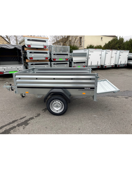 Remorque BRENDERUP 1205XL - Plus grand volume de chargement grâce aux ridelles de 55 cm Remorque BRENDERUP 1205XL - Plus grand volume de chargement grâce aux ridelles de 55 cm