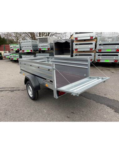 Remorque BRENDERUP 1205XL - Plus grand volume de chargement grâce aux ridelles de 55 cm Remorque BRENDERUP 1205XL - Plus grand volume de chargement grâce aux ridelles de 55 cm