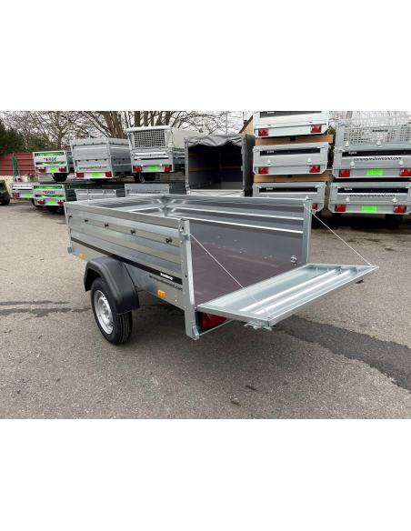 Remorque BRENDERUP 1205XL - Plus grand volume de chargement grâce aux ridelles de 55 cm Remorque BRENDERUP 1205XL - Plus grand volume de chargement grâce aux ridelles de 55 cm