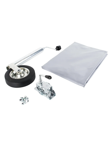 Remorque BRENDERUP 1205XL avec roue jockey et bâche plate