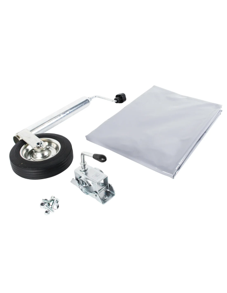 Remorque BRENDERUP 1205XL avec roue jockey et bâche plate