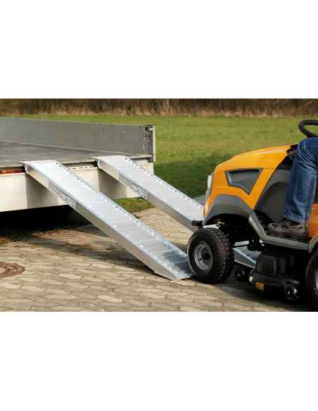 Rampes en alu renforcées 2.5 m - Capacité jusqu'à 3 600 kg
