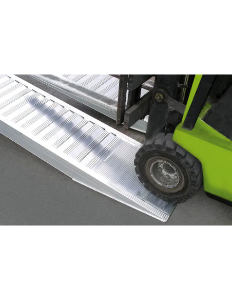 Rampes en alu renforcées 2.5 m - Capacité jusqu'à 4 110 kg