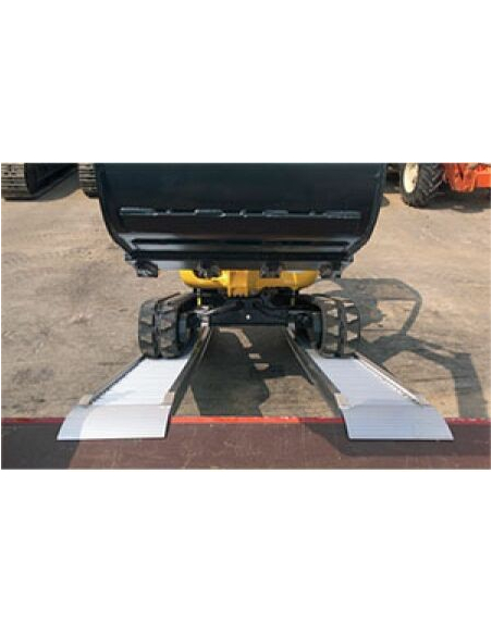 Rampes en alu renforcées 3.5 m - Capacité jusqu'à 2 750 kg