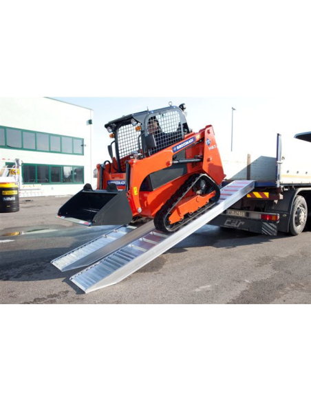 Rampes en alu renforcées 3.5 m - Capacité jusqu'à 3 900 kg