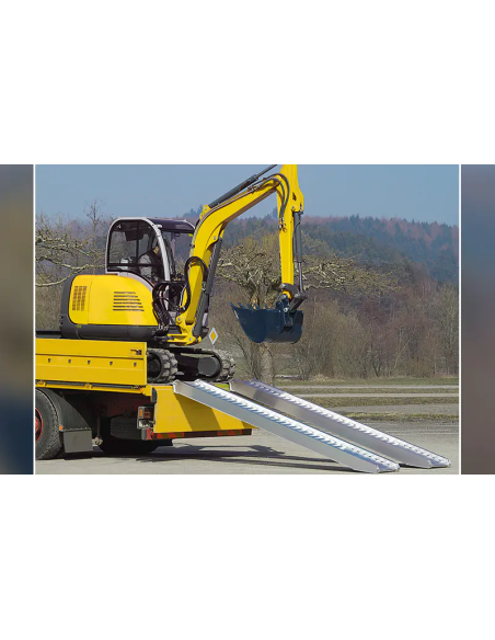 Rampes en alu renforcées 4 m - Capacité jusqu'à 4 150 kg