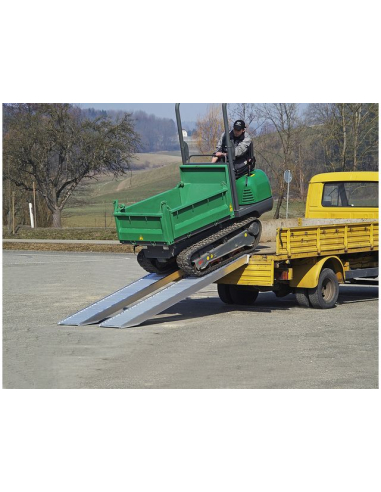 Rampes en alu renforcées 4.5 m - Capacité jusqu'à 5 465 kg