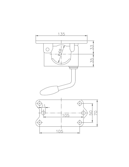 Collier Renforcé pour Roue Jockey Ø 48