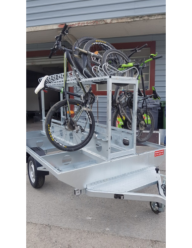Remorque Porte-Vélos x10