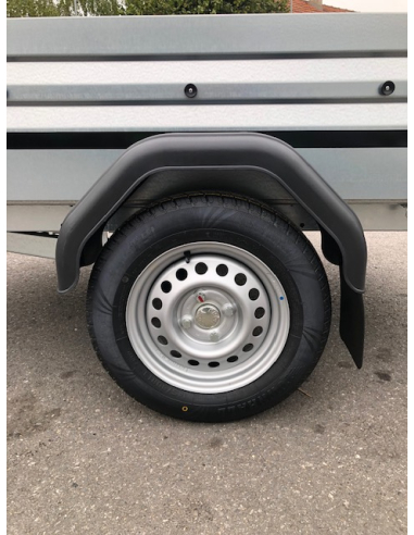 Remorque BRENDERUP 2205S - 500 kg - Roue 145/80R13