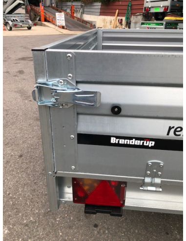 Remorque BRENDERUP 2205S - 500 kg - Ridelles avant & arrière ouvrante