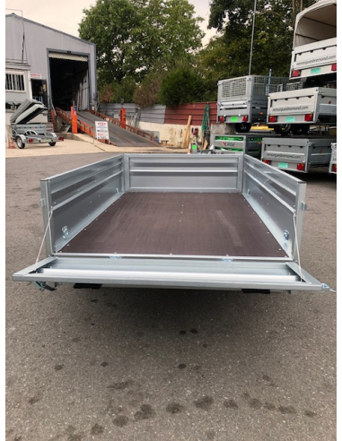 Remorque BRENDERUP 2205S - 500 kg - Ridelles avant & arrière ouvrante
