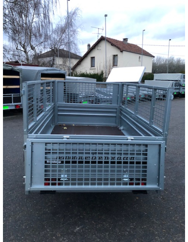 Remorque BRENDERUP 2205S - 500 kg - Ridelles grillagées
