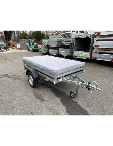 BACHE PLATE POUR REMORQUE BRENDERUP 1205