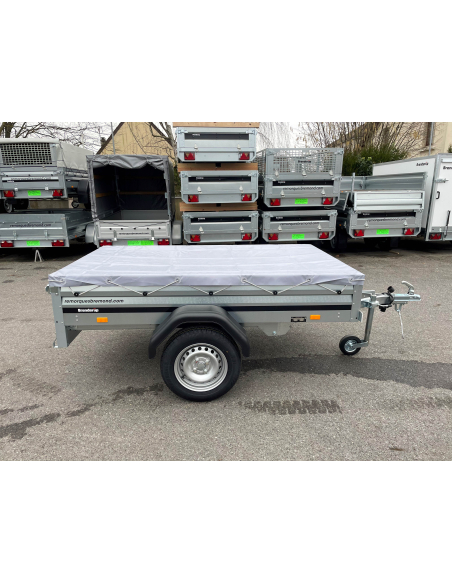 BACHE PLATE POUR REMORQUE BRENDERUP 1205