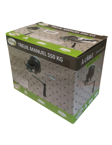 Treuil manuel à cliquet avec sangle polyester 550 kg pour remorque de bateau et jet ski - Résistant à l'eau et à la corrosion Treuil manuel à cliquet avec sangle polyester 550 kg pour remorque de bateau et jet ski - Résistant à l'eau et à la corrosion
