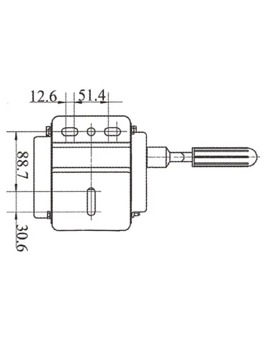 Schéma Treuil manuel auto-freiné 2950 kg avec sangle 8 m – Pour remorque bateau et jet-ski