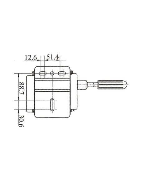 Schéma Treuil manuel auto-freiné 2950 kg avec sangle 8 m – Pour remorque bateau et jet-ski