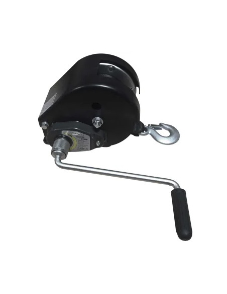 Treuil manuel auto-freiné 2950 kg avec sangle 8 m – Pour remorque bateau et jet-ski