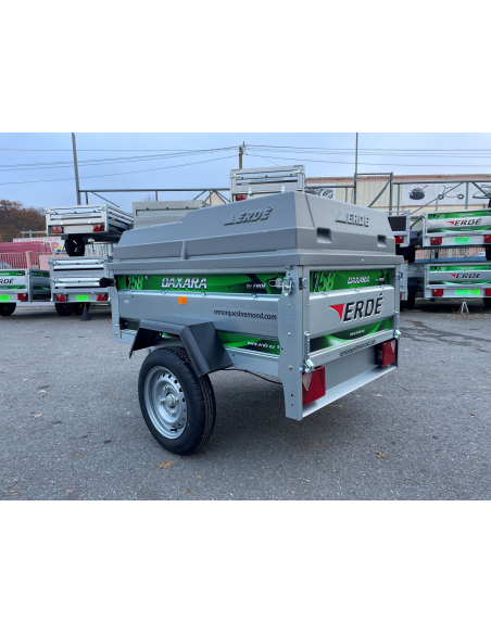 Remorque ERDE Daxara 158 pack capot