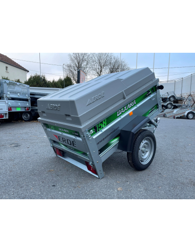 Remorque ERDE Daxara 158 pack capot