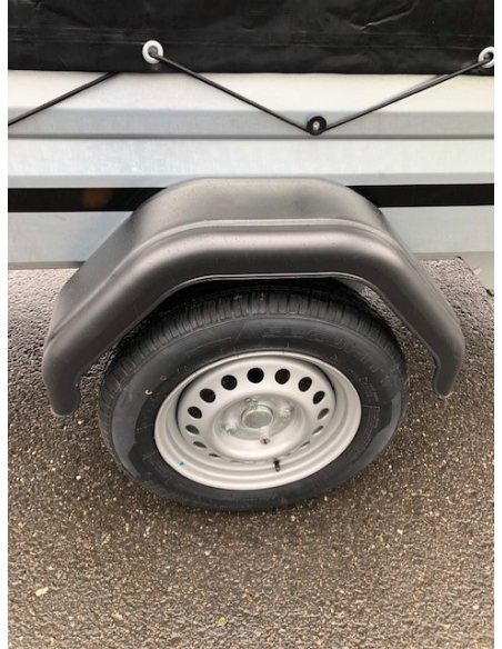 Remorque BRENDERUP 1205S
avec bâche haute 80 cm