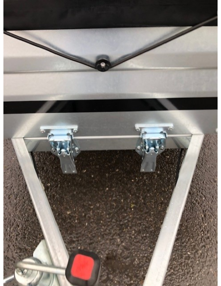 Remorque BRENDERUP 1205S - Double système de basculement pour plus de sécurité