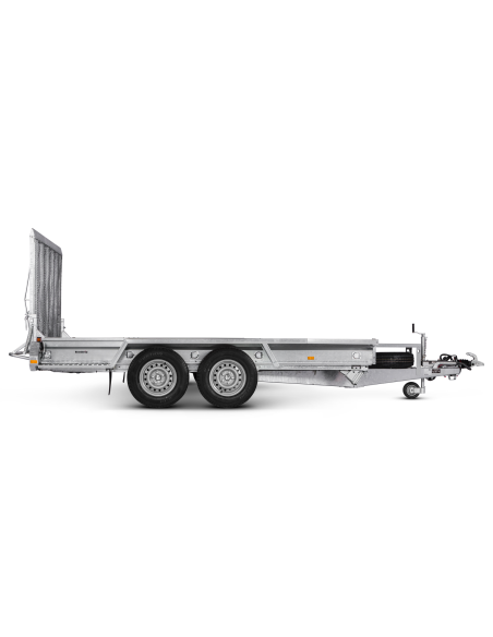 Remorque porte-engins MT3651STB3500 – PTAC 3500 kg – Idéale mini-pelle et charges lourdes