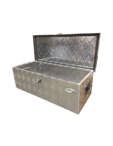 Coffre de rangement Aluminium - 50 L - Dimensions extérieures	760 × 330 × 250 mm