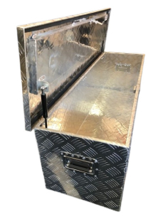 Coffre de rangement Aluminium - 150 L - Dimensions intérieures	1200 × 350 × 350 mm