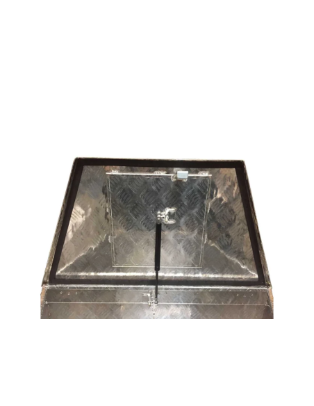 Coffre de flèche Aluminium - 160 L + 1 vérin d'ouverture
