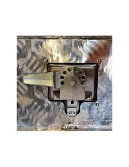 Coffre de rangement sous châssis en Aluminium - 40 L - serrure avec 2 clefs