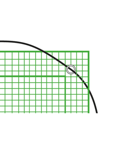 Filet fin de remorque - 300 × 160 cm