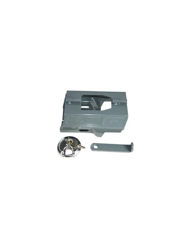 Antivol de remorque COMPACT - Fourni avec un cadenas et 2 clefs + clavette de 6 mm d'épaisseur