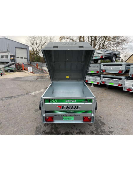 Remorque ERDE DAXARA 168 Pack Capot