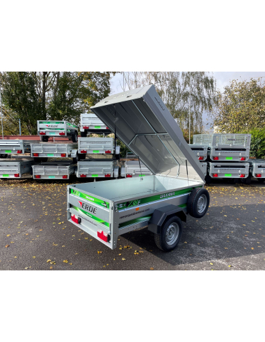 Remorque ERDE DAXARA 238 Pack Capot - Roue de secours et son support latéral