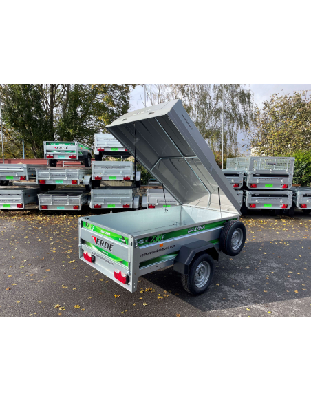 Remorque ERDE DAXARA 238 Pack Capot - Roue de secours et son support latéral